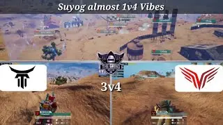 T2K vs Vibes 3v4 fight | Suyog 1v3 vibes.