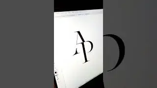 Design with us ✨ The letters A+P as a logo