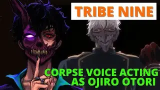 Corpse voice acting Ojiro Otori in the Tribe Nine anime (Clip 2)