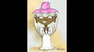 A Witch Original Character! 🧙🏻&zwj;♀️ #youtubeshorts #digitalcharacter #trendingshorts #characterdesign