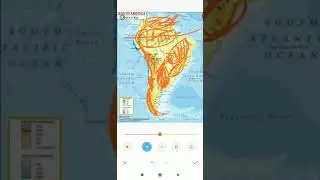Geography through maps and diagrams (south America landscape, river, lakes, climate for IAS pcs mppc