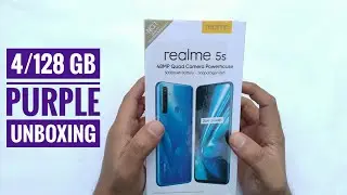 Realme 5s Unboxing and Overview | 4GB & 128GB Crystal Purple | 48MP Quad Camera
