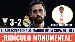 💥¡BOCHORNO! EL MADRID FUERA DE LA COPA TRAS PERDER 3-2 CONTRA EL ALBACETE EN EL DEBUT DE ARBELOA