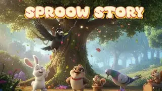 Sparrow Story 🕊️ Motivation story for kids 👼❤️#cartooncartoon #cartoonvideo #learning 