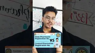 Central & State Pharmacist Registration Difference ✅PCI New Notice #pharmacist