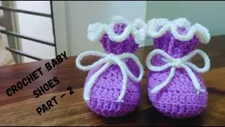 Crochet Baby Shoes | Crochet Baby Booties | Crochet Baby Gifts | Crochet for Beginners | DIY Crochet