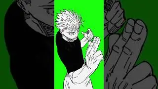 Gojo green screen #anime #edit #capcut #greenscreen