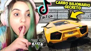 TESTEI os TIK TOKS mais VIRAIS DO GTA V no JOGO!! ENCONTREI um CARRO BILIONÁRIO SECRETO...