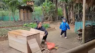 Single mother Creative Drawing Activity in a Rural Village | Simple Art Learning&rdquo; || Ly tieu Ly 