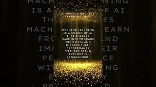 What is machine learning (ML)?