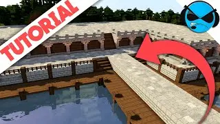 How To Build A Medieval Docks/Harbour Minecraft Tutorial | Minecraft Docks Village Part 1