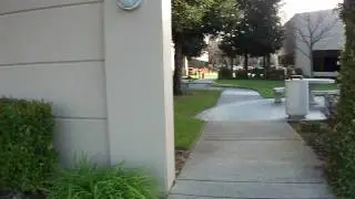 Extreme example of Sony HX5V wobble or rolling shutter.