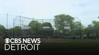 Volunteers help clean up William Clay Ford Baseball Field in Detroit