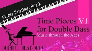 'Lament to the Moon' - Trad. (G min). Piano Play Along. Pub. in 'Time Pieces for Double Bass',Vol.1
