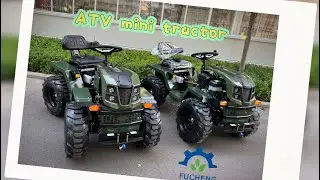Wide tyre ATV mini tractor#tractorlover #tractors #manufacture #garden #light agriculture 