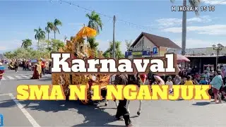 KARNAVAL PAWAI BUDAYA SMA NEGERI 1 NGANJUK TAHUN HUT RI KE 79 2024