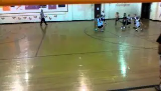 Nicky's 1st Basketball Game-Nocona Lil Dribblers