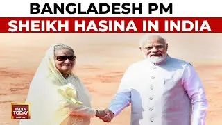 PM Modi Meets Bangladeshi Counterpart Sheikh Hasina At Rashtrapati Bhavan | India Today
