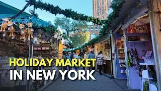 Afternoon Walk Through NYC’s Union Square Holiday Market