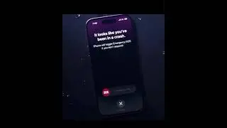 iphone crash detection be like #shorts