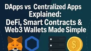 DApps vs Centralized Apps Explained: DeFi, Smart Contracts & Web3 Wallets Made Simple