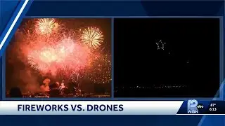 Milwaukee swaps fireworks show for drone display