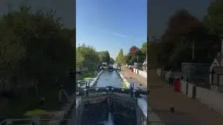 Canal boat crossing