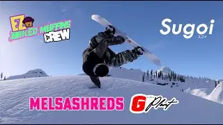 Melsashreds G-Plant x Sugoi x EZBM Crew Edit | Shredders Realistic | #shreddersgame #snowboardgame