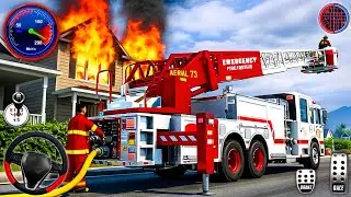 FireFighter Rescue Simulator 3D - 911 US Emergency Fire Truck Driving - Android GamePlay