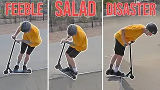 3 EASY SCOOTER QUARTER PIPE STALLS FOR BEGINNERS