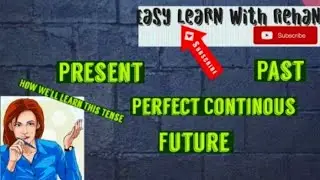 Perfect Continuous Tense @Voa Learning English#basic grammar #english # daily grammar