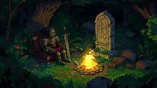 Twilight Beneath the Castle Walls | Fantasy Piano & Fireplace Ambience for Sleep & Study Escape