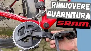 Rimozione guarnitura SRAM Rival e sostituzione corone
