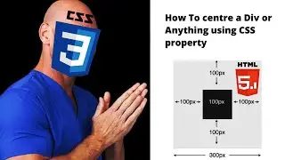 How to centre div in css | How to centre div in html | html tutorial for beginners