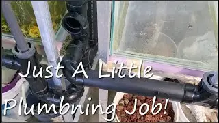 DIY Fish Room Overflow System Sink Part 1