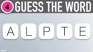 Scrambled Word Games Vol. 4 - Guess the Word Game (5 Letter Words)
