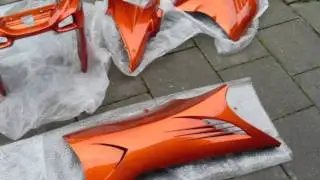 mbk nitro orange et blanc