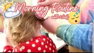 MORNING ROUTINE WITH 2 KIDS || TODDLER AND INFANT || Tired as a Motha...