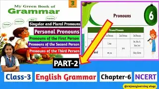 Pronouns Class3 Chapter6  #pronouns#singularpluralpronoun#EnglishGrammar#ncert#aps#YouTubevideos