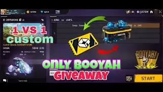 🔴Free Fire Live Customer Room🤑 Giveaway | FF 1 vs 2 Custom Live😎 #freefirelive #jonoislive
