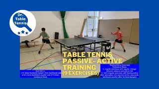 Table Tennis Passive-Active Exercises (ping pong active exercises)