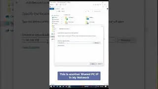 👌How to Access and Add Network Drive or Shared Folder in Your Windows PC | #shorts | Ethica