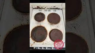 How to clean burnt stove top?