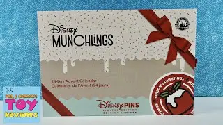 Disney Munchlings 2023 Pin Advent Calendar Unboxing Review | PSToyReviews