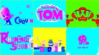 Best logo intro Mega Compilation Effect : CUQUIN, talking Tom RHYMINGTHON Square logo Effects 