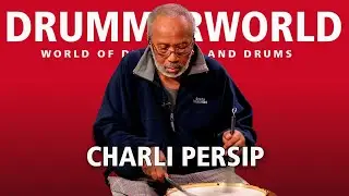 Charli Persip: Brush Technique: Swing at 260 bpm and 320 bpm #charlipersip #drummerworld