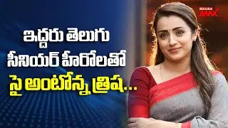 Trisha Ready For Tollywood Comeback | Actress Trisha | Mahaa Max