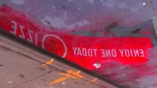 Johann Sebastian Bach and Times Square Puddles -  a video by Jane Marino