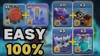 TH 17 YETI BLIMP ATTACK  😱 + LAST WALL UPGRADE LVL 18 WALLS 💪🏼 @ClashOfClans 