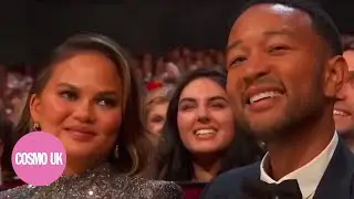Chrissy Teigen being hilariously awkward at the Emmy Awards |  Cosmopolitan UK